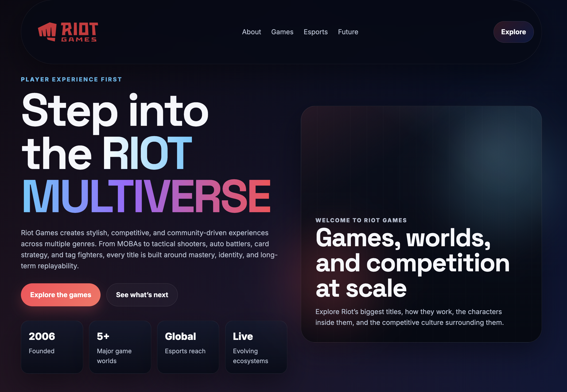 Developer Microsite